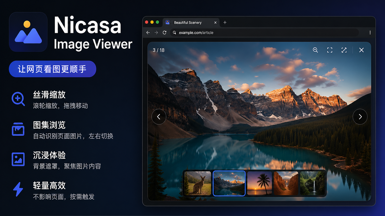 网页看图太难受？我做了个顺手一点的 Chrome 插件